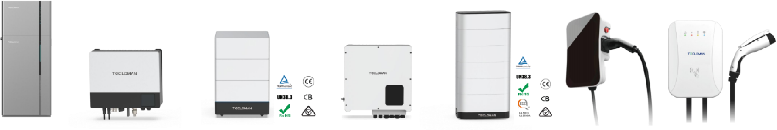 Tecloman portable and home energy storage product range